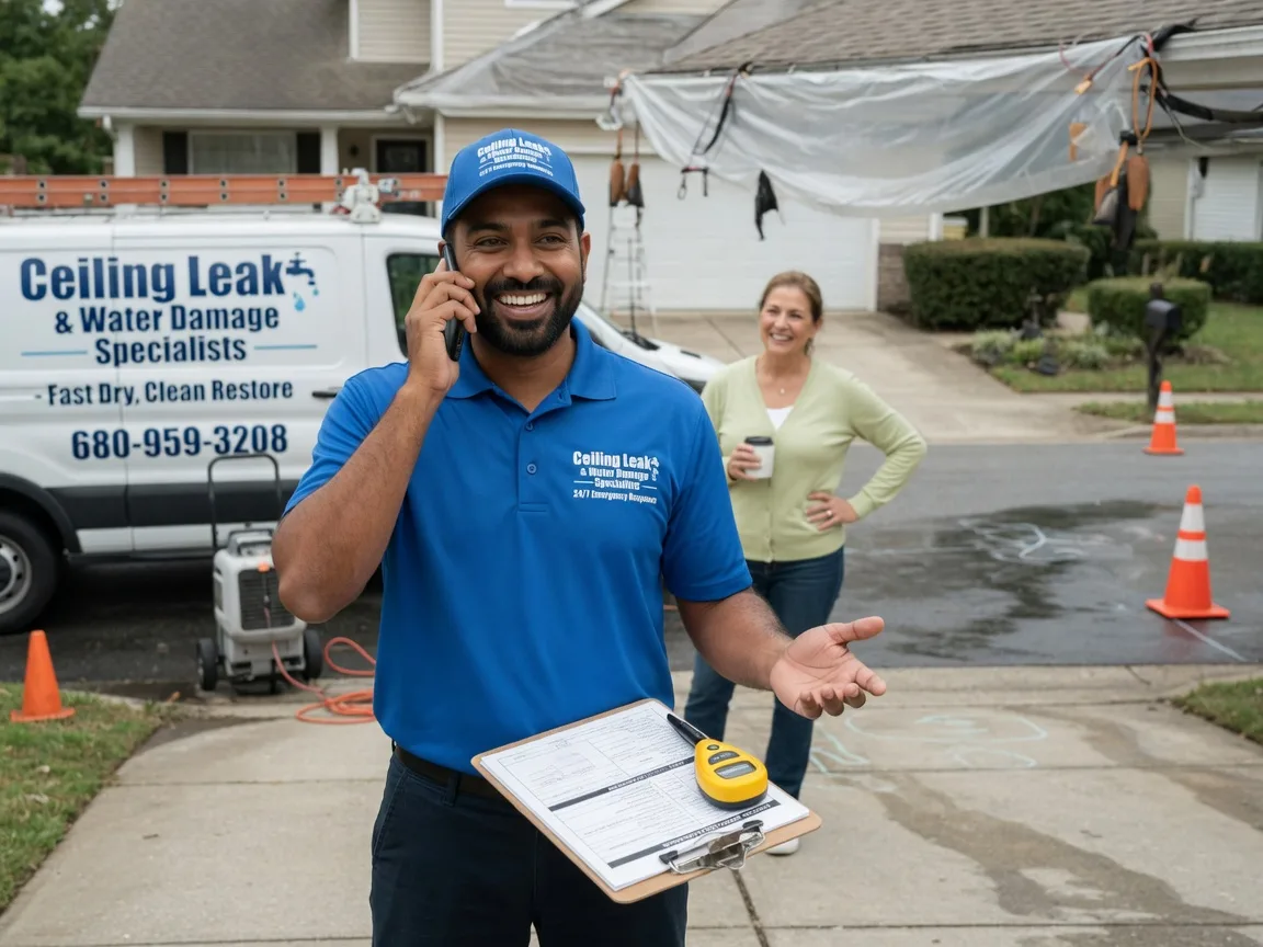 Ceiling Leak Cleanup New London, WI FAQs
